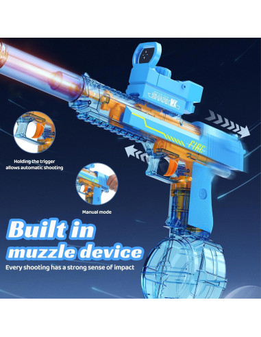 Pistola de Agua Eléctrica Automática Flybakiz Azul 1200mAh