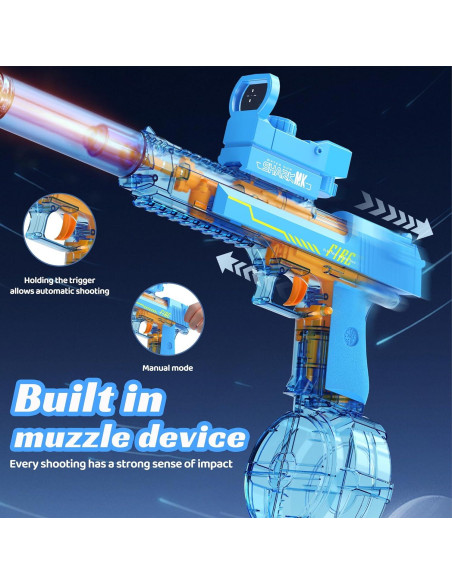 Pistola de Agua Eléctrica Automática Flybakiz Azul 1200mAh
