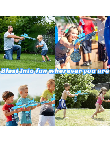Pistola de Agua Eléctrica Automática Flybakiz Azul 1200mAh