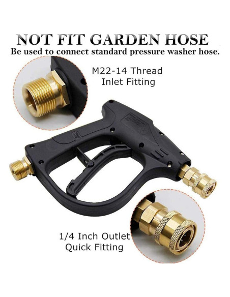 Pistola de Lavado a Presión Twinkle Star 1L con Cañón de Espuma