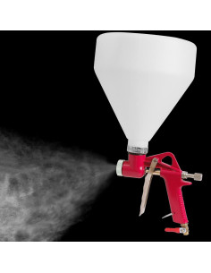 Pulverizador de Textura Aflybltol BL069 5.68L 3 Boquillas Rojo 2