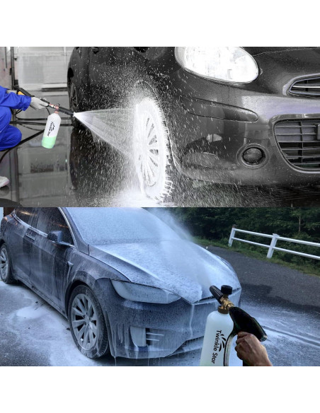 Pistola de Lavado a Presión Twinkle Star 1L con Cañón de Espuma