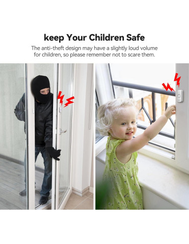 Alarmas de Puerta VOXON 100dB - Seguridad Infantil 2PCS
