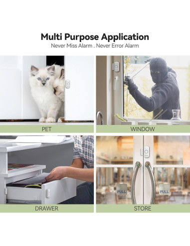 Alarmas de Puerta VOXON 100dB - Seguridad Infantil 2PCS