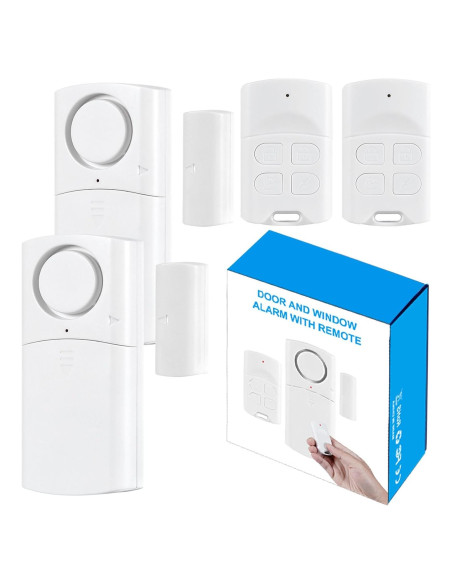 Alarma de Puerta Inalámbrica Toeeson 120DB con Control Remoto Alarma de Puerta Inalámbrica Toeeson 120DB con Control Remoto