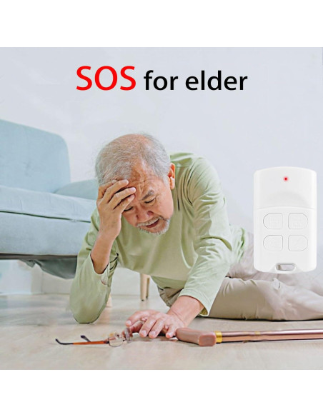 Alarma de Puerta Inalámbrica Toeeson 120DB con Control Remoto Alarma de Puerta Inalámbrica Toeeson 120DB con Control Remoto