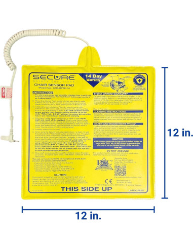 Alarma de Silla Segura Personal Safety 14CSET-5 - Sensor 30x30cm