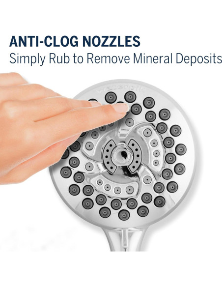 Cabezal de Ducha de Mano Waterpik XRO-763E Cromo 7 Modos