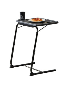 Mesa de bandeja de TV Rubypin ajustable 52.1x39.4cm Negro