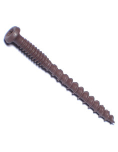 Tornillos para Deck Hard-to-Find Fastener 10 x 6.35 cm Marrón - 25 Piezas