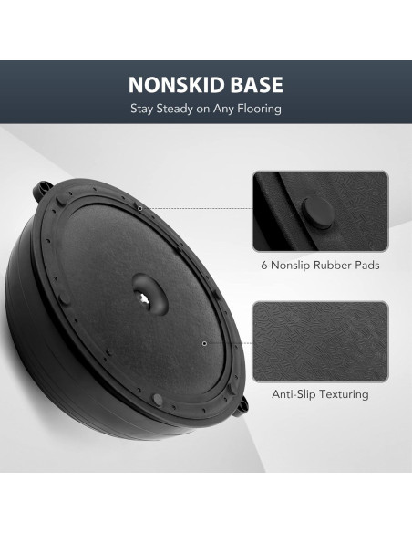 Bola de Equilibrio ZELUS 58 cm con Bandas de Resistencia y Bomba