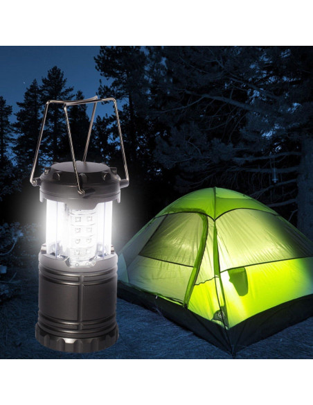 Linterna LED de Camping Genérica Ultra Brillante 30 LEDs Gris Linterna LED de Camping Genérica Ultra Brillante 30 LEDs Gris
