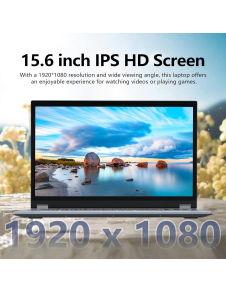 Laptop 2 en 1 KUMNOSAL UL143 15.6" Touch, AMD R3, 16GB RAM, 512GB SSD