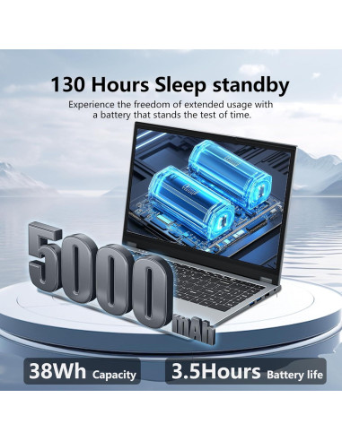 Laptop 2 en 1 KUMNOSAL UL143 15.6" Touch, AMD R3, 16GB RAM, 512GB SSD