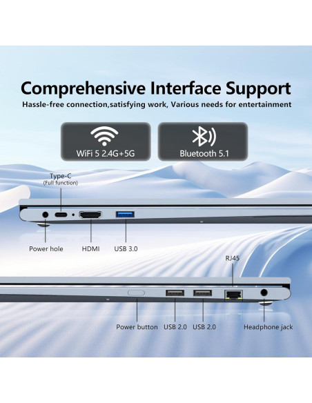 Laptop 2 en 1 KUMNOSAL UL143 15.6" Touch, AMD R3, 16GB RAM, 512GB SSD
