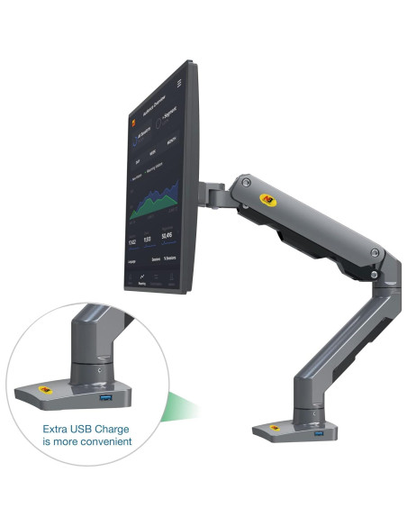 Soporte de Monitor NB North Bayou G60 27"-45" Ajustable Soporte de Monitor NB North Bayou G60 27"-45" Ajustable