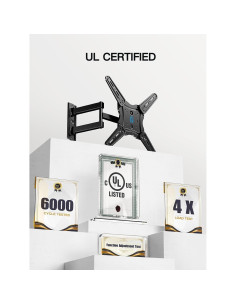 Soporte de Pared para TV Pipishell PIMF7 26-60" 35kg Movimiento Completo 2