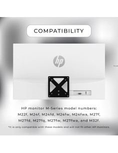 Adaptador VESA HumanCentric para Monitores HP M Series 2