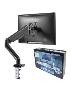 Brazo de Monitor LCD Stellar Mounts con Puertos USB y Multimedia