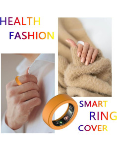 Protector de Silicona Oura Ring Gen 3 - Funda Elástica Transparente M 2