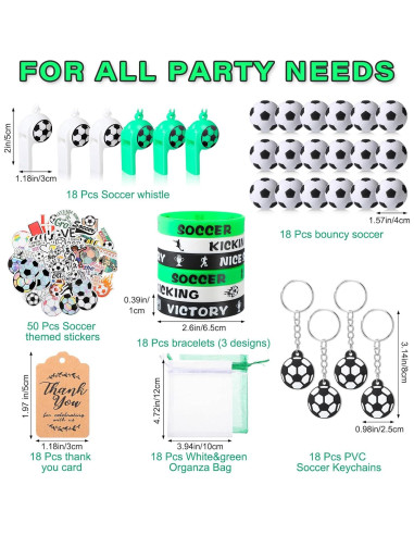 Conjunto de Fiesta de Fútbol Hungdao 158 Piezas para Niños