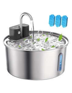 Fuente de Agua Inalámbrica Tomxcute 3.2L para Gatos y Perros