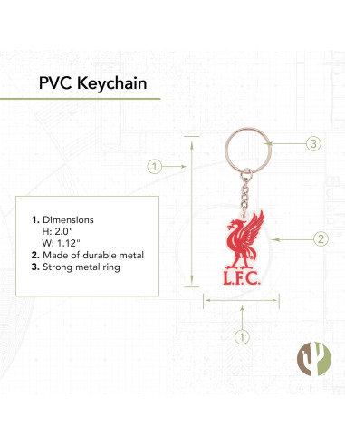 Llave Redonda Liverpool FC - Cactus del Desierto - PVC