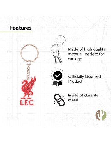 Llave Redonda Liverpool FC - Cactus del Desierto - PVC