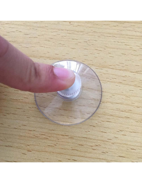 Ventosas de Cristal Transparentes BlingKingdom 6pcs 41mm