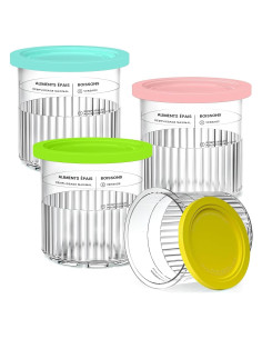 Contenedores Ninja Creami Deluxe 24 oz - Paquete de 4