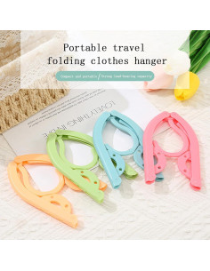 12 Perchas de Viaje Plegables MYLDH Ahorro de Espacio 2