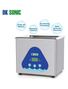 Limpiador Ultrasónico DK SONIC 1.5L 60W Acero Inoxidable 2