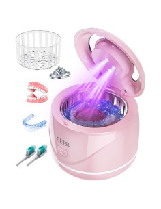 Limpiador Ultrasónico Portátil GUFSD 180ml 45kHz Rosa