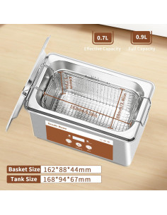 Limpiador Ultrasónico 900ML Shen Zhen 35W Acero Inoxidable 2