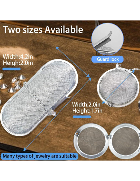 Cesta de Limpieza Ultrasónica YudeWater 3 Piezas Acero Inoxidable