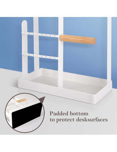 Organizador de Joyería ProCase 4 Niveles Blanco 32 cm