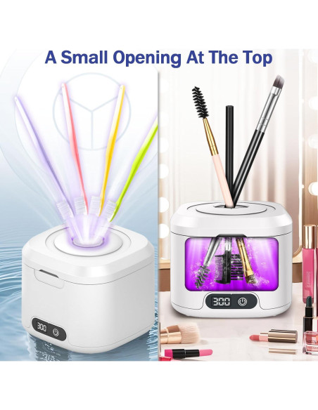 Limpiador Ultrasónico VJK 300ML con UV para Dentaduras y Joyería Limpiador Ultrasónico VJK 300ML con UV para Dentaduras y Joyería