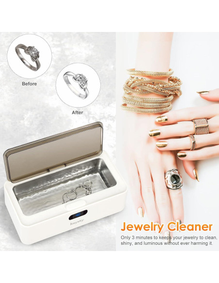 Limpiador Ultrasónico de Joyería Keysky A2-05 300ml