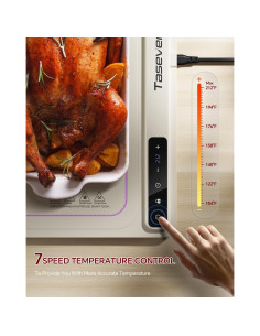 Alfombrilla Calentadora de Comida Taseven 60x40cm 7 Niveles 2