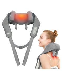 Masajeador de Cuello y Hombros Inalámbrico Perlevi N27A con Calor