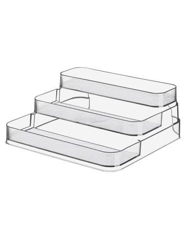Estante de Especias Acrílico Zilphoba 3 Niveles Sin Montaje