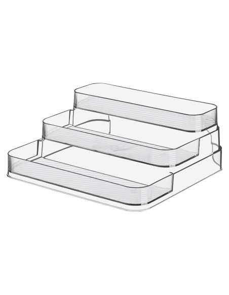 Estante de Especias Acrílico Zilphoba 3 Niveles Sin Montaje