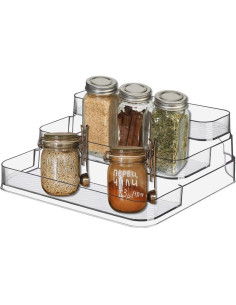 Estante de Especias Acrílico Zilphoba 3 Niveles Sin Montaje 2
