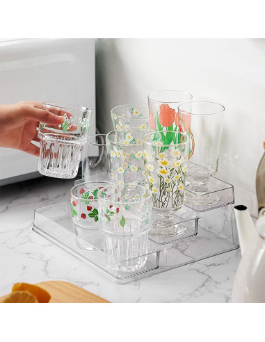 Estante de Especias Acrílico Zilphoba 3 Niveles Sin Montaje