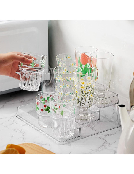 Estante de Especias Acrílico Zilphoba 3 Niveles Sin Montaje