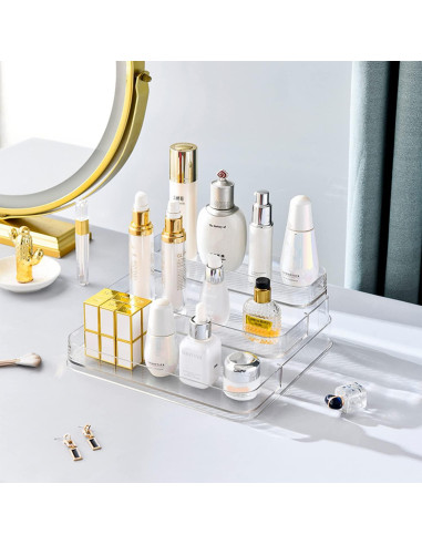 Estante de Especias Acrílico Zilphoba 3 Niveles Sin Montaje