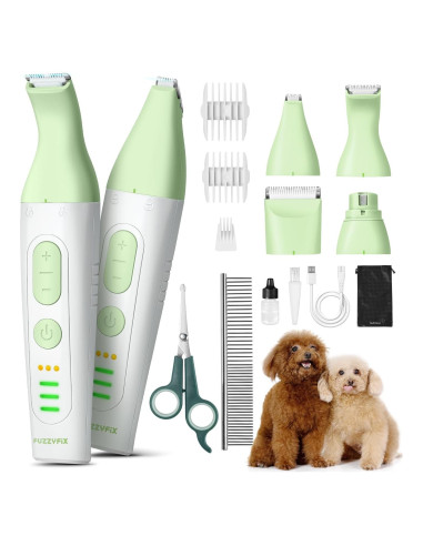 Kit de Aseo para Mascotas FuzzyFix 4 en 1 Inalámbrico