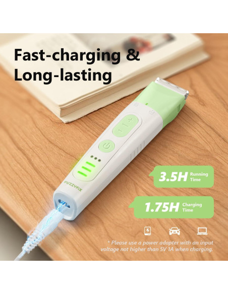 Kit de Aseo para Mascotas FuzzyFix 4 en 1 Inalámbrico