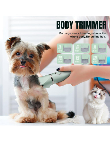 Kit de Acicalamiento 4 en 1 Lanumi para Mascotas Recargable