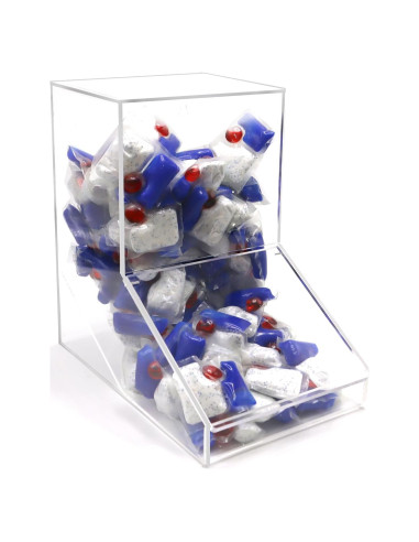 Soporte de cápsulas de lavavajillas acrílico Shonmogar 2 tapas